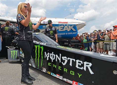 Nhra Brittany Forces New Monster Energy Top Fuel Dragster A Big Hit
