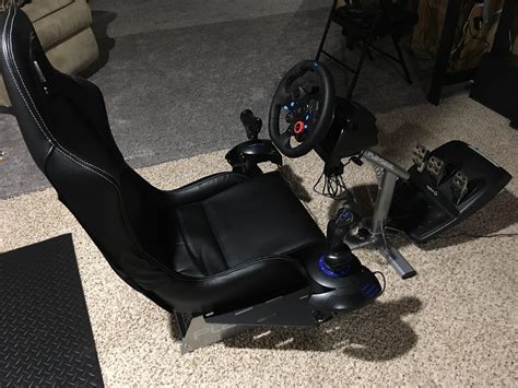 My New Playseat With A Logitech G29 And Hotas 4 Installed Ready For