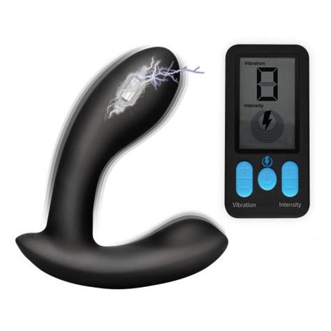 Zeus E Stim Pro Silicone Vibrating Prostate Massager With Remote