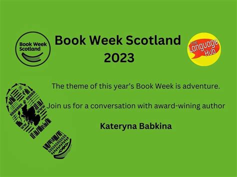 New Adventures Author Event At Book Week Scotland 2023 At The Language