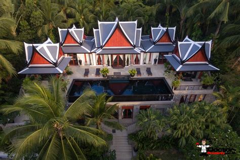 Luxury 5 Bedroom Thai Style Villa With Sea View Surin Beach Phuket
