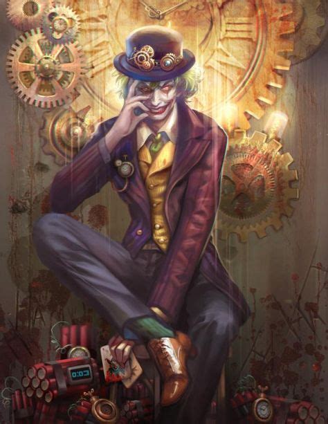 Steampunk Gotham Joker Art Steampunk Joker Steampunk Tendencies