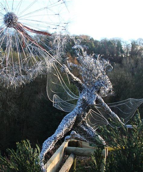 Fantasy Wire Fairies Sculptures Fantasy Wire Wire Sculpture Robin Wight