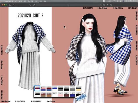 Sims 4 Sweaters And Dresses And Shawls By Lindian The Sims Book