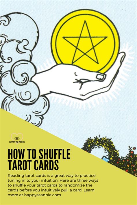 Check spelling or type a new query. How to Shuffle Tarot Cards - 3 Ways - Happy as Annie | Reading tarot cards, Tarot learning ...