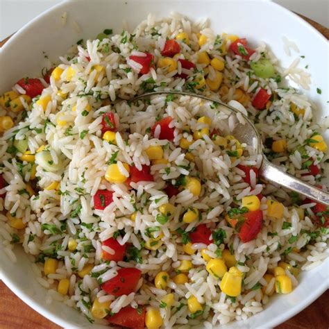 A Simple Rice Salad Recipe Is Here Again Check It Out Sausage Rice