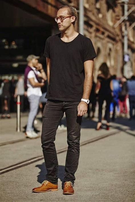 29 Cool Black Pants With Brown Shoes Outfits For Men Brown Shoes