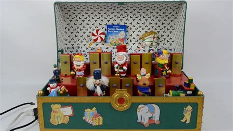 Mr Christmas Santas Musical Toy Chest 1994 Youtube