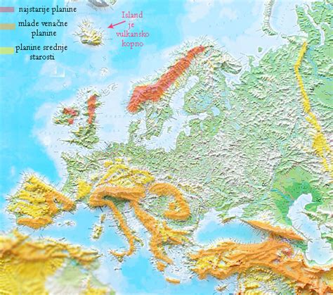 Geografska Karta Europe