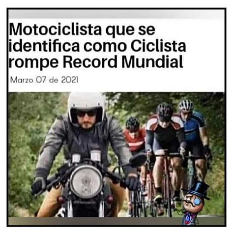 Motociclista Que Se Identifica Como Ciclista Rompe Record Mundial Marzo