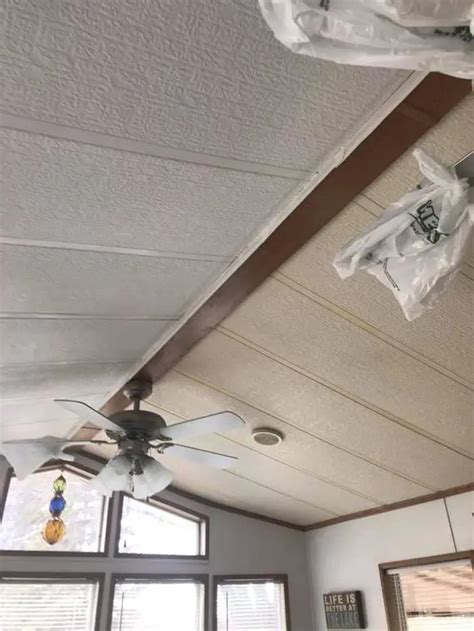 How To Paint Mobile Home Ceilings And Cover Water Stains For Good 2022