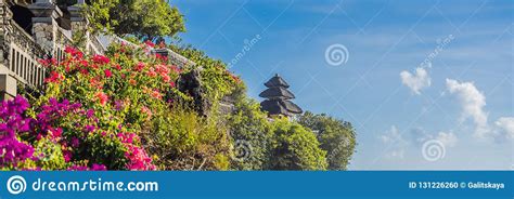 Pura Luhur Uluwatu Temple Bali Indonesia Amazing Landscape Cliff