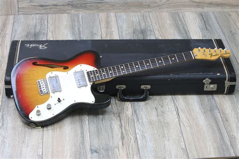 Fender Telecaster Thinline 1974 Sunburst Rare Custom Rosewood Neck
