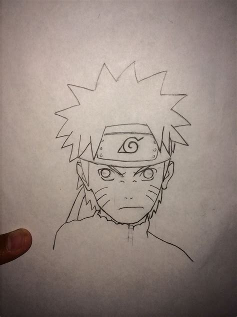 How To Draw Naruto 7 Steps