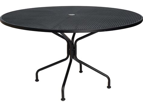 Yes, we carry a multi brown product in iron patio dining sets. Woodard Wrought Iron 54 Round 8-Spoke Table with Umbrella ...