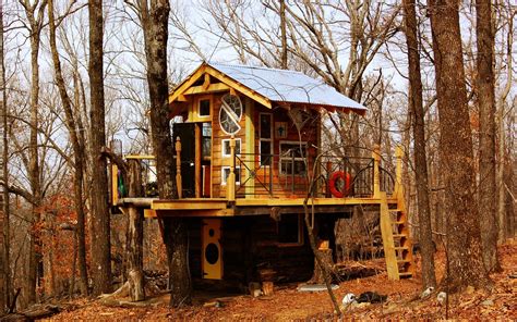 Natural State Treehouses Inc Deep Woods Cabin Treehouse Renovation