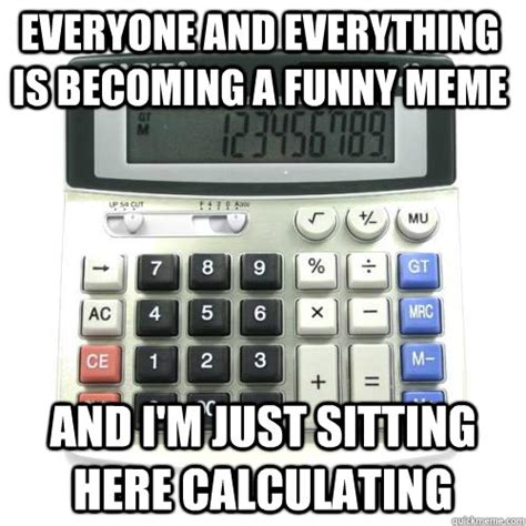 Calculating Meme Template