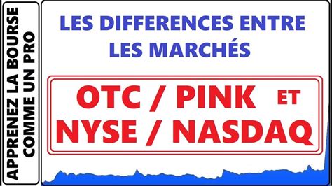 Quel Sont Les DiffÉrences Entre Les Otc Markets Pink Sheet Et Le
