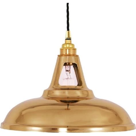 Vintage Brass Ceiling Pendant Light In Industrial Vintage Syle