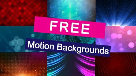 Free Motion Backgrounds For Propresenter Rillyright