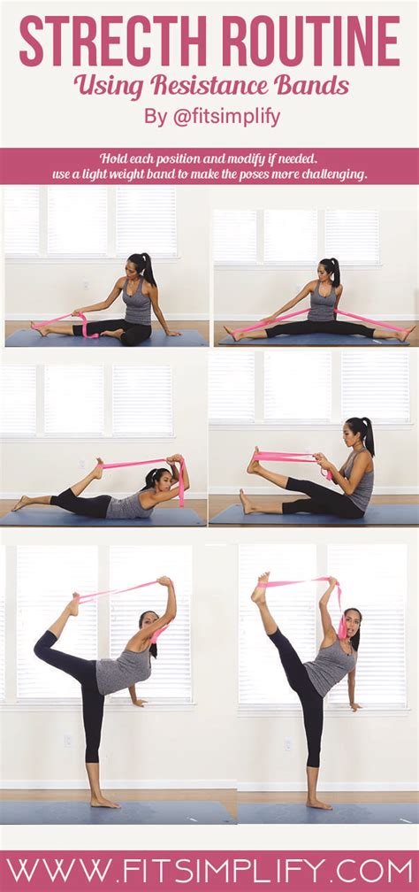Resistance Band Stretches Full Body Stretching Routine