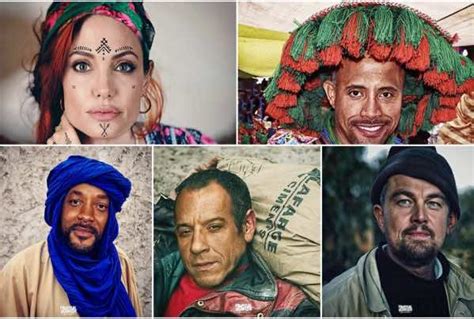 Moroccan Artist Reimagines Hollywood Superstars As Typical Moroccans