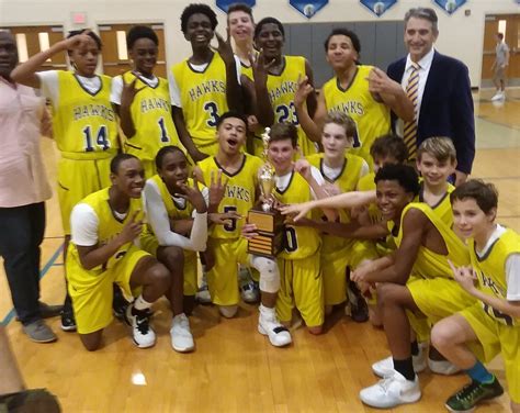 Hornsby Middle School Boys Basketball Team Wins District Championship