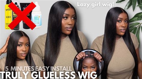 Newlazy 5 Minutes Lace Wig Installno Gluespraygel Neededglueless