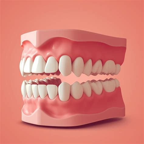 Premium Photo Bruxism Teeth Grinding 2d Vector Illustration