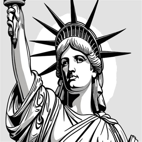 Premium Vector Statue Of Liberty Clipart Vector