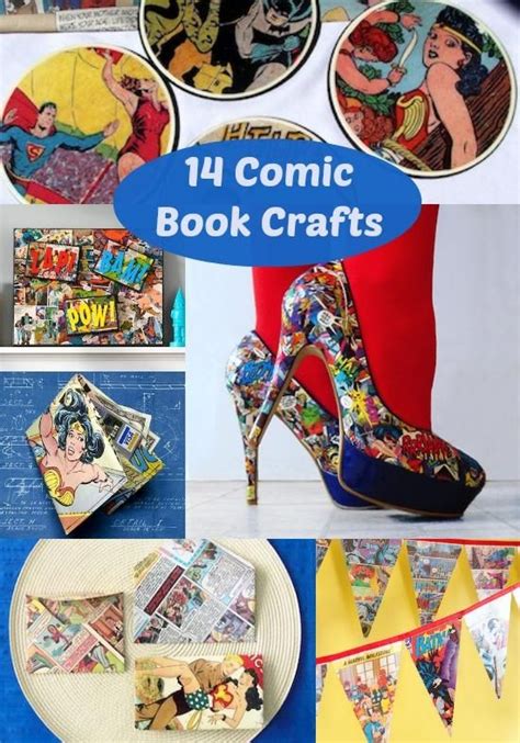 14 Super Amazing Comic Book Crafts Craft Ideas Pinterest