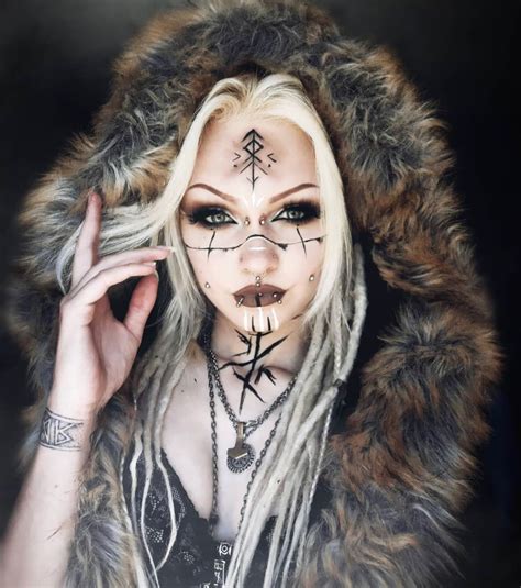 Pagan Makeup Viking Makeup Witch Makeup Halloween Makeup Inspiration