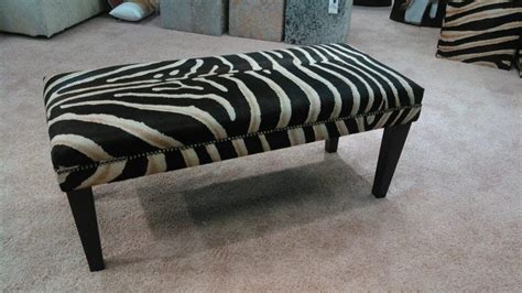 Real cowhides, london, united kingdom. BENCH - Zebra Stencil on Cowhide SHOW SAMPLE | Upholstered ...