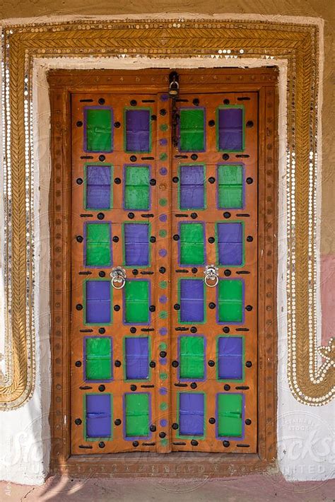 Wooden Indian Door By Stocksy Contributor Alexander Grabchilev