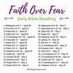 Faith Over Fear 30 Day Bible Reading Plan Printable - The Holy Mess