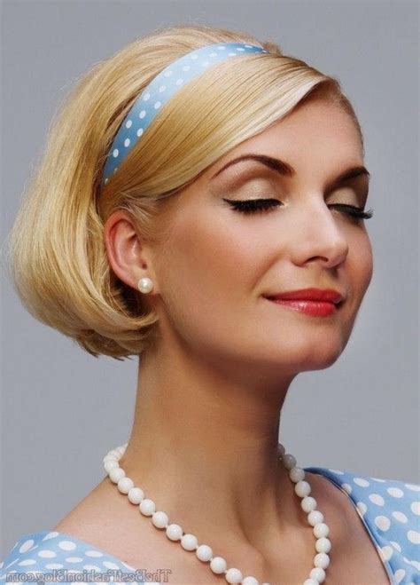 Instagram you will need to try two things for this classic hairstyle with a modern touch.first off keeping your look messy, and then add a loose ponytail picking hairs from above your ears. 15 Best Collection of Vintage Hairstyle For Short Hair