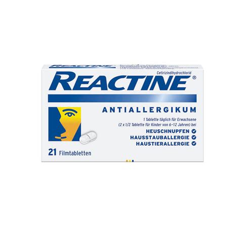 REACTINE® mit Cetirizin | Allergieratgeber