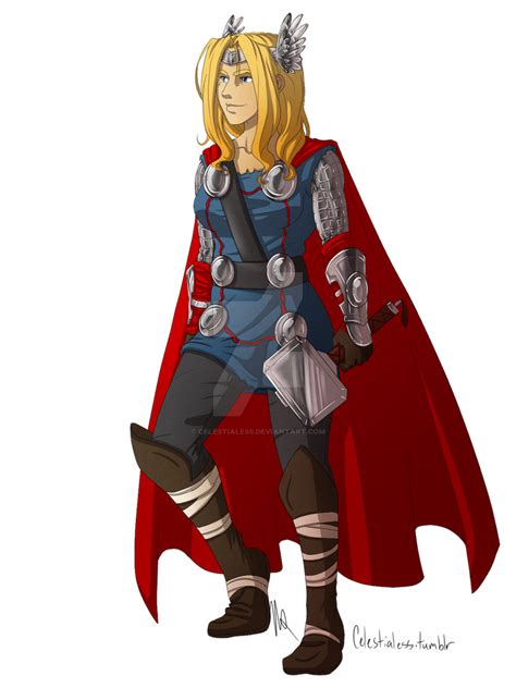 Lady Thor By Celestialess On Deviantart