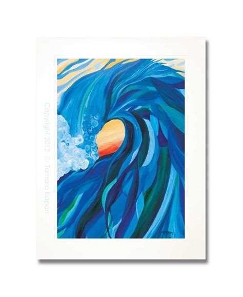 Surf Art Ocean Decor Abstract Wave Art Print By Printsandpaint