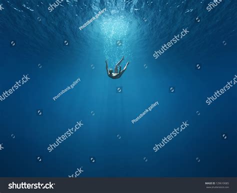 Man Falls Into The Depths Stock Photo 129610085 Shutterstock