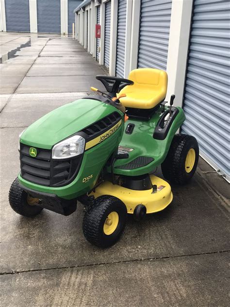 John Deere D105 Hydrostatic Tractor 42 Inch Riding Lawn Mower For Sale