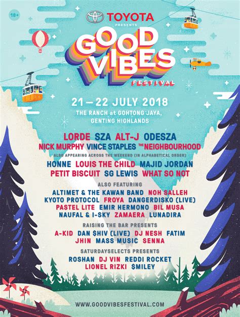 good vibes festival 2018 behance