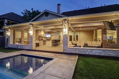 Beautiful Outdoor Living Space Built By Texas Custom Patios Outdoor