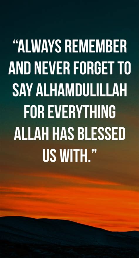 35 Alhamdulillah Quotes To Thanks Allah Islamic Quotes