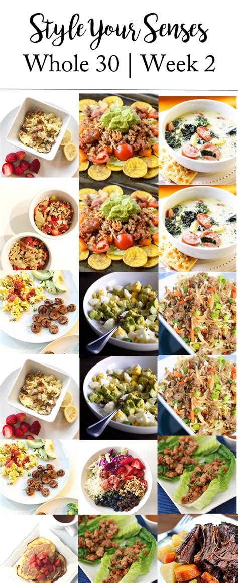(if you're like most how to download our free whole food meal plans … simply click on the graphic below or click here, and save the meal plan pdf to your computer for. Whole30 Week 2: Meal Plan & Update | Whole 30 | Style Your ...