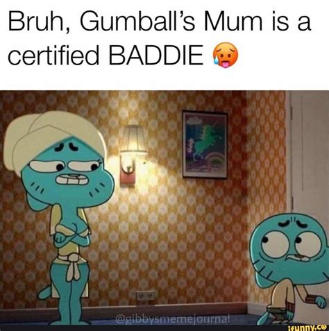 An Image Of Cartoon Characters With Caption That Reads Bruh Gumballs