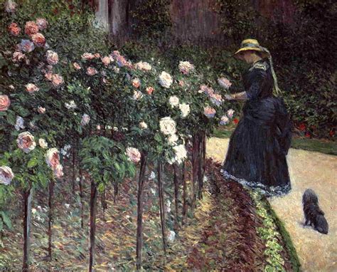 Museum Art Reproductions Roses In The Garden At Petit Gennevilliers