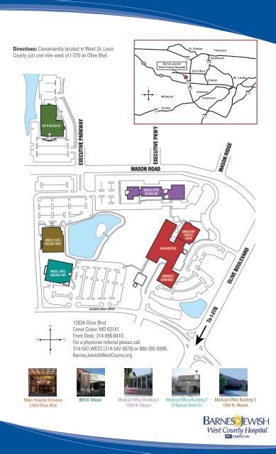 Barnes Jewish Hospital Campus Map Oconto County Plat Map