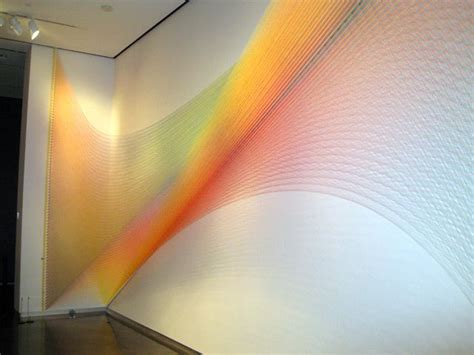 Colored Thread Installations By Gabriel Dawe — Colossal Installation