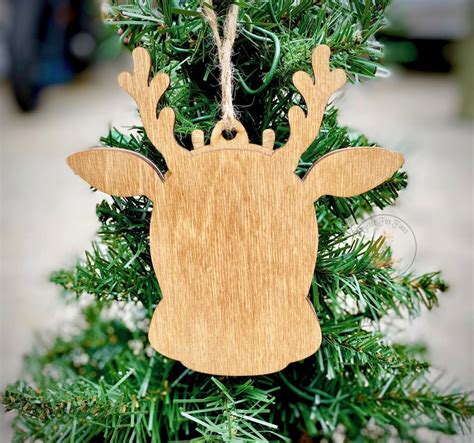 Reindeer Gift Card Holder Rudolph Laser Cut File Instant Etsy